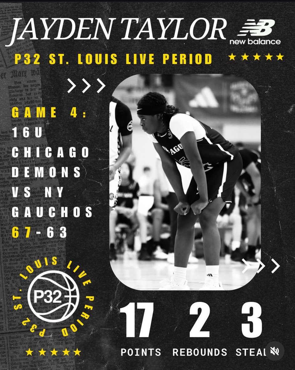 TeamTaylorBasketball (@teamtaylorbb) on Twitter photo 2027 Jayden Taylor 6’1 Guard <a href="/JT257/">Jayden Taylor #JT25</a>
Christian Fenger Academy <a href="/FengerBB/">Fenger High School Basketball</a>
St.Louis Live Period <a href="/newbalance/">New Balance</a> (9-1) <a href="/PHCircuit/">Prep Hoops Circuit 🏀</a> <a href="/chilandprephoop/">Chicagoland PrepHoop</a> <a href="/coachSPham/">Steve Parham</a> <a href="/LIUCoachStrick/">Coach Rod Strickland</a> <a href="/AStateMB/">Arkansas State Men’s Basketball</a> <a href="/NestoHoops/">Aaron Britton</a> <a href="/CoachAJacobs/">Aaron Jacobs</a> <a href="/KevinMoses38/">Kevin Moses LLC</a> <a href="/scottybscout/">Scott Burgess</a> <a href="/HankampScott/">Scott Hankamp</a> <a href="/yc8thescout/">Clay Sports Scouting Service</a> <a href="/tryfactor/">James Adams</a> <a href="/tdc200/">Big Tim</a> 2027 Jayden Taylor 6’1 Guard <a href="/JT257/">Jayden Taylor #JT25</a>
Christian Fenger Academy <a href="/FengerBB/">Fenger High School Basketball</a>
St.Louis Live Period <a href="/newbalance/">New Balance</a> (9-1) <a href="/PHCircuit/">Prep Hoops Circuit 🏀</a> <a href="/chilandprephoop/">Chicagoland PrepHoop</a> <a href="/coachSPham/">Steve Parham</a> <a href="/LIUCoachStrick/">Coach Rod Strickland</a> <a href="/AStateMB/">Arkansas State Men’s Basketball</a> <a href="/NestoHoops/">Aaron Britton</a> <a href="/CoachAJacobs/">Aaron Jacobs</a> <a href="/KevinMoses38/">Kevin Moses LLC</a> <a href="/scottybscout/">Scott Burgess</a> <a href="/HankampScott/">Scott Hankamp</a> <a href="/yc8thescout/">Clay Sports Scouting Service</a> <a href="/tryfactor/">James Adams</a> <a href="/tdc200/">Big Tim</a>