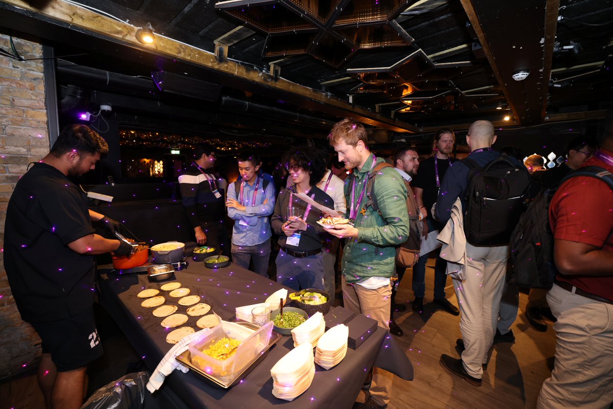 IEEEembs's tweet image. The Student & Young Professionals Reception is a favorite highlight at EMBC!
A time for up-and-coming biomedical engineer leaders of the future to gather together and network.
We hope you all enjoyed your evening out in Copenhagen at NOHO!