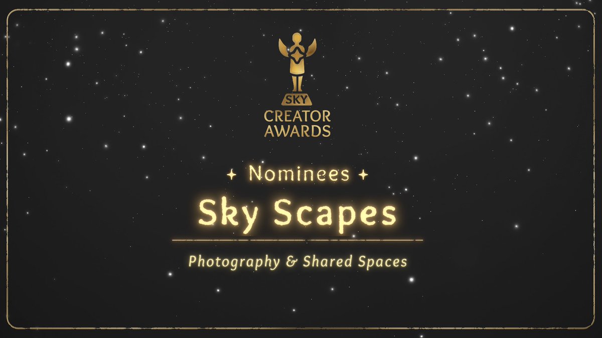これから1か月にわたり  #SkyCreatorAwards 2025の各部門のノミネートを数日ごとに発表いたします！🏆

初日の発表となる今日は、景観部門のノミネートの発表です🎉

#thatskygame