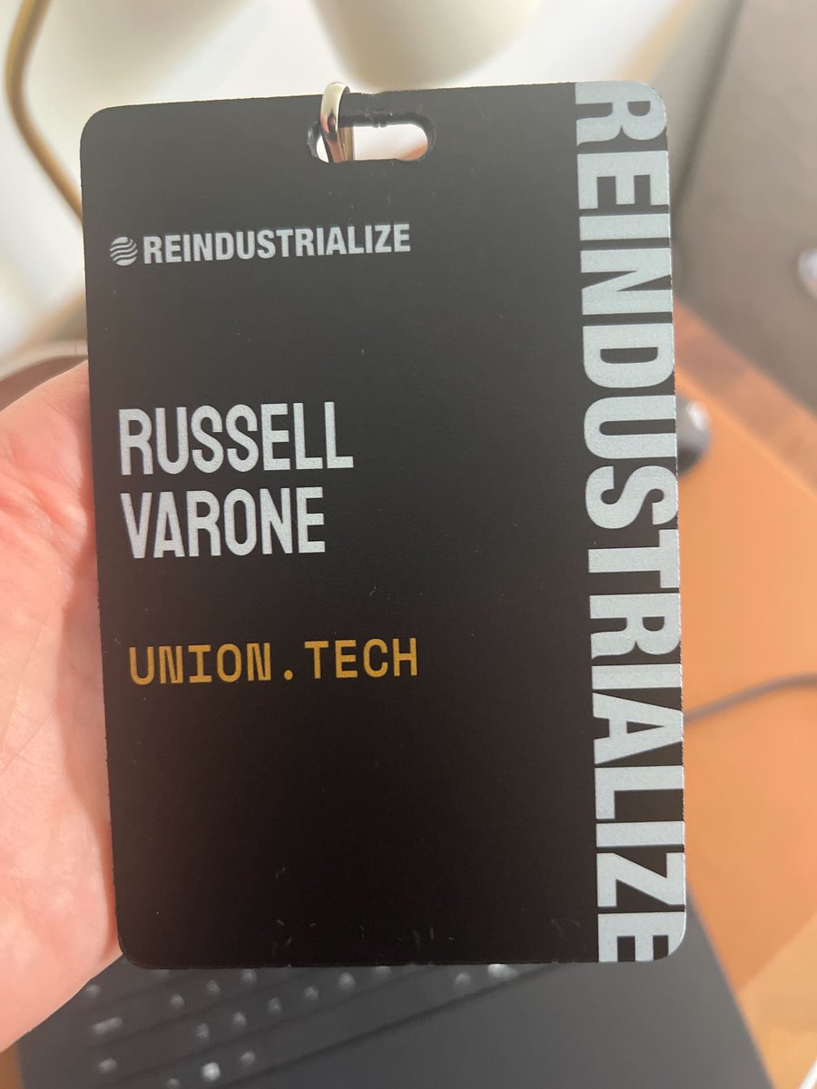 UNION_Prime's tweet image. Find the Wizard.
He will show you the way.
@UNION_Prime at Reindustrialize.
-
We’re actually launching a factory…
Next week. LFG 🇺🇸
@Russell_MFG_USA
