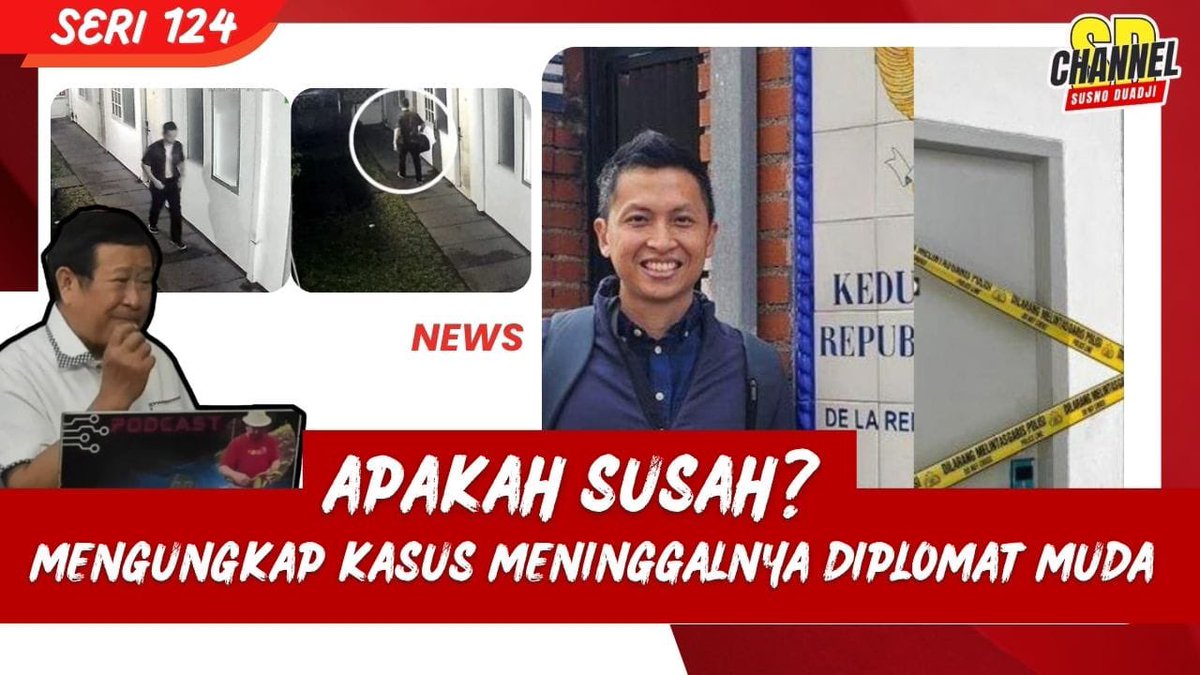 susno2g's tweet image. Tidak sulit ungkap kasus meninggalnya diplomat muda , manfaatkan alat bukti scientific , biarkan alat bukti yg bicara , bukan asumsi ;
youtu.be/xMrfWO8rlGc?si… lewat @YouTube
