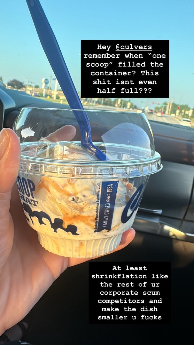 brittronics's tweet photo. Another one bites the dust, bye @culvers https://t.co/Vwkfa9Tv6c