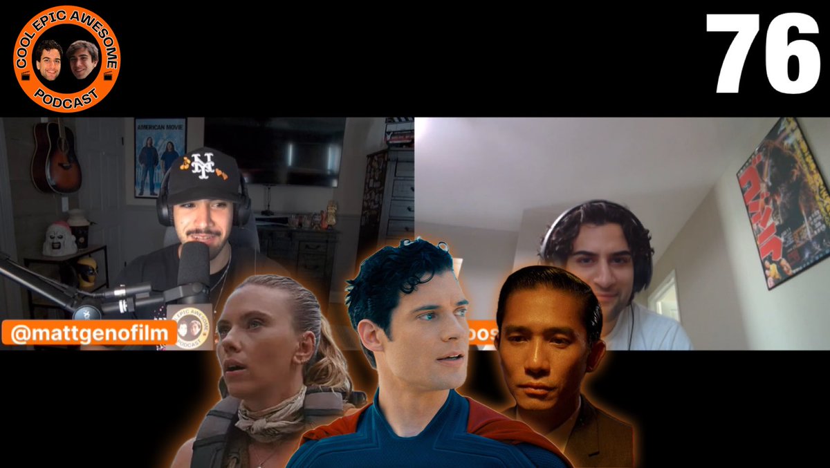 “Episode 76 - Jurassic World: Rebirth, Superman, In the Mood for Love” is now live !!

Check it out here -&gt; youtu.be/91aJwUKV6s4?si…