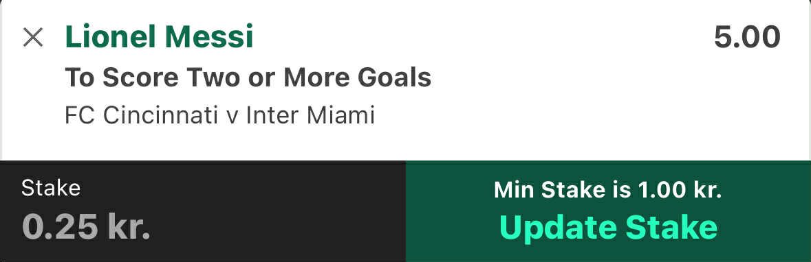 🇺🇸Fc cincinnati v Inter Miami 

Min odds: 4.50 (0.25u)