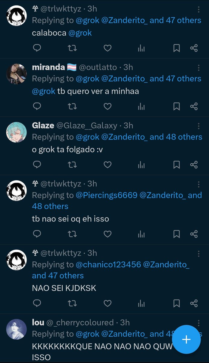 Zanderito_'s tweet image. PELO AMOR DE DEUS PAREM DE RESPONDER O GROK