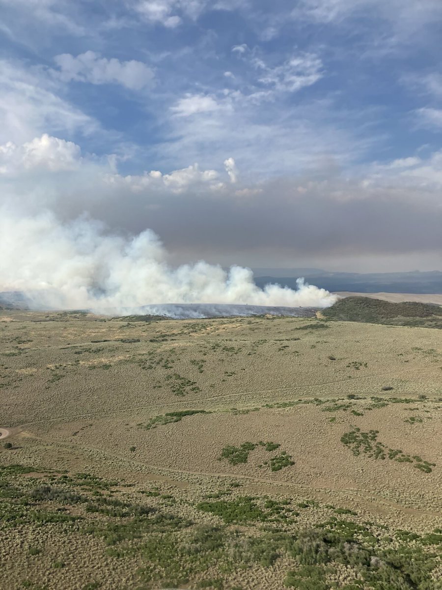 UtahWildfire's tweet photo. 🚨 New Start: Cove Fire – Sevier County, UT
📍 Currently burning on BLM land
🔥 ~25 acres and actively growing
🚁 State Heavy Helicopter &amp; Helitack crew on scene
⚠️ No known threats at this time
🔄 Updates to follow as conditions change

#CoveFire #SevierCounty #Wildfire https://t.co/qclV2DA7Jb