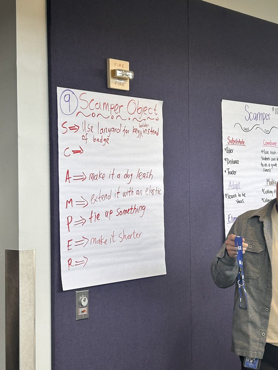 We are in the midst of another round of GT 30 hours this week. Today, participants took creativity seriously with SCAMPER and dove into critical thinking and ways to embed DOK4 in their classrooms. <a href="/IrvingISD/">Irving ISD</a> <a href="/iInstructIrving/">Irving ISD C&I</a>