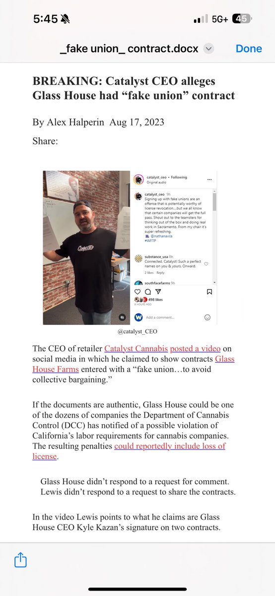 catalyst_ceo's tweet image. Remember that one time in August 2023 when we called out $glasf for using fake unions but the fake progressives in Cali didn’t care because they were too busy taking campaign contributions and the unions too busy stealing the tax money off us all. The progressives of CA are…