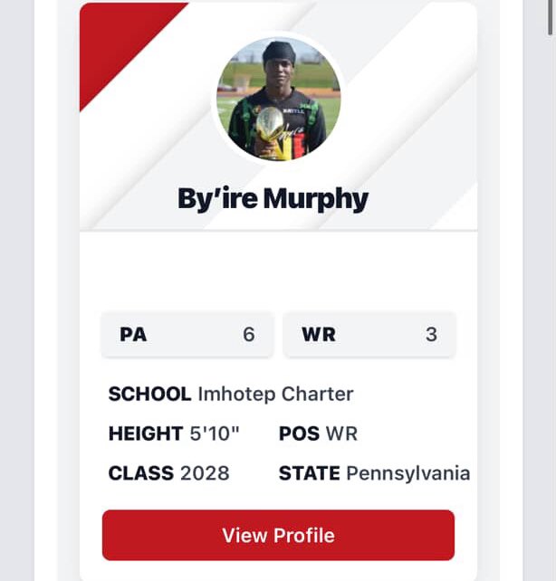 Extremely grateful to be ranked Top 10 in PA! Hard work never goes unnoticed. Thank you to everyone who’s been supporting me along the way. Just getting started.

<a href="/PrepRedzone/">Prep Redzone 🏈</a> <a href="/PRZVicCastillo/">VicCastilloPRZ</a> <a href="/TepFootball/">Imhotep Football</a>