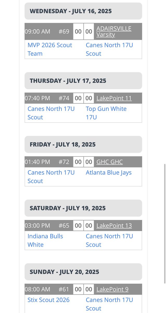 Keagan Green (@keagan_green2) on Twitter photo Gearing up for a competitive weekend in Georgia for the <a href="/prepbaseball/">Prep Baseball</a> 17u National Championship. Excited to play some good competition and ball out! Here’s my schedule for the week/weekend. <a href="/CanesBBScouting/">Canes Baseball - Scouting</a> <a href="/PDGABASEBALL/">PDG Academy Generals</a> Gearing up for a competitive weekend in Georgia for the <a href="/prepbaseball/">Prep Baseball</a> 17u National Championship. Excited to play some good competition and ball out! Here’s my schedule for the week/weekend. <a href="/CanesBBScouting/">Canes Baseball - Scouting</a> <a href="/PDGABASEBALL/">PDG Academy Generals</a>