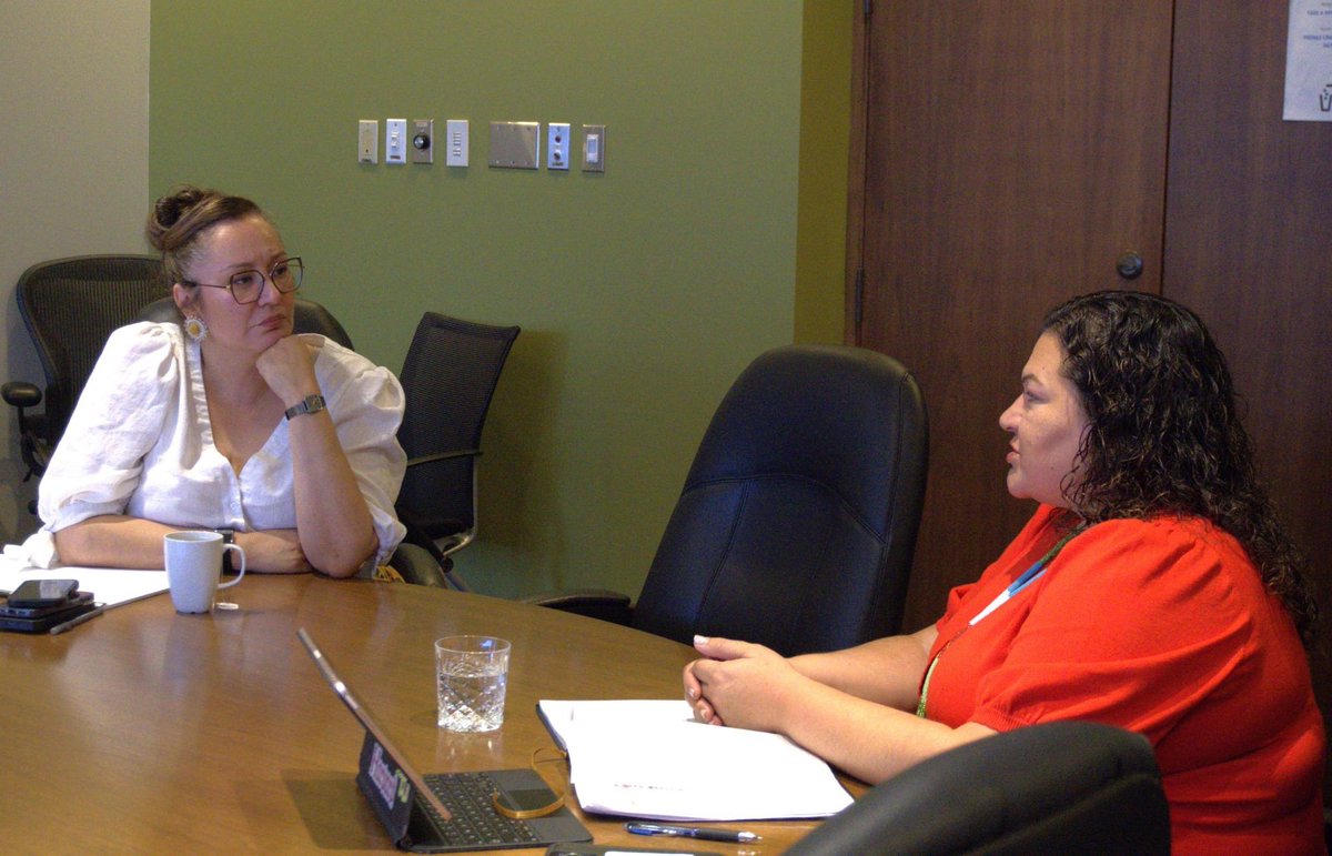 MandyGullMasty's tweet image. Thank you, @Teechur88 , for taking the time to discuss Nisichawayasihk Cree Nation’s priorities. Hearing about wildfire season experiences helps shape Indigenous Services Canada’s rapid, on-the-ground support. I look forward to continuing our partnership.