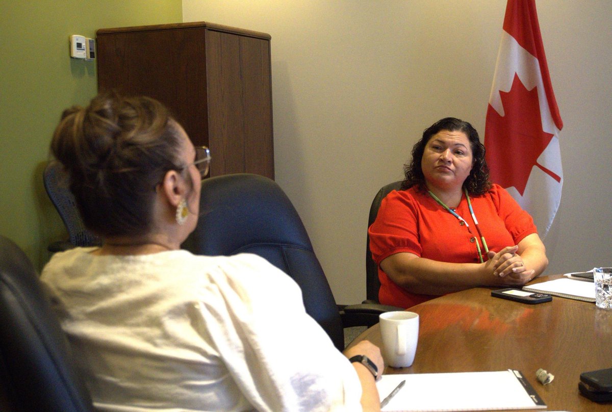 MandyGullMasty's tweet image. Thank you, @Teechur88 , for taking the time to discuss Nisichawayasihk Cree Nation’s priorities. Hearing about wildfire season experiences helps shape Indigenous Services Canada’s rapid, on-the-ground support. I look forward to continuing our partnership.