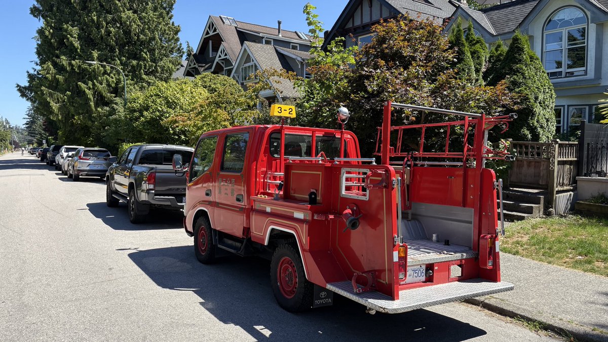 Saw this Japanese-sized fire truck today. City streets would be so much safer if we weren’t building them wide and fast to accommodate massive North American-sized vehicles.