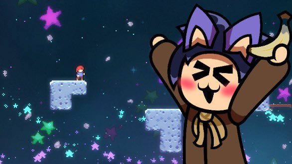 Hey everybody! Today, I have a HUGE, EXCITING announcement…

I’M DEBUTING ON STREAM AS MY VTUBER OC, BANANA MAGE!!!!! 🍌🍌🍌

My first stream will be this Friday, 7/18 at 3 pm PST! I’ll be playing Celeste, practicing for Chapter 9’s golden strawberry 🍓✨

See you all then!!! :3