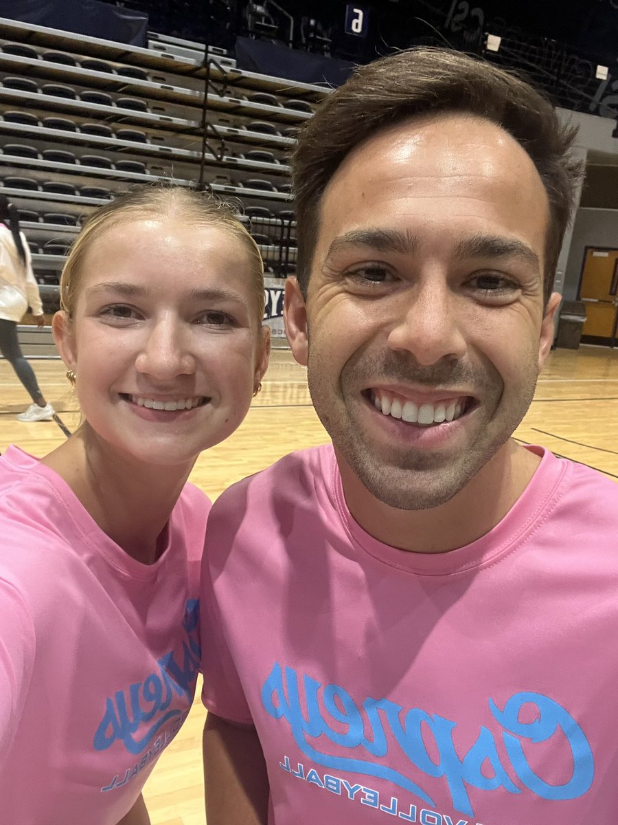 Thank you so much UNF for having such an amazing camp! I had the best time learning new skills, meeting new people, and seeing how UNF runs their program! Also, a huge shout out to the best camp coach, Amani! Thanks again UNF for such a fun weekend. SWOOP! 💙🤍 <a href="/OspreyVB/">UNF Volleyball</a>