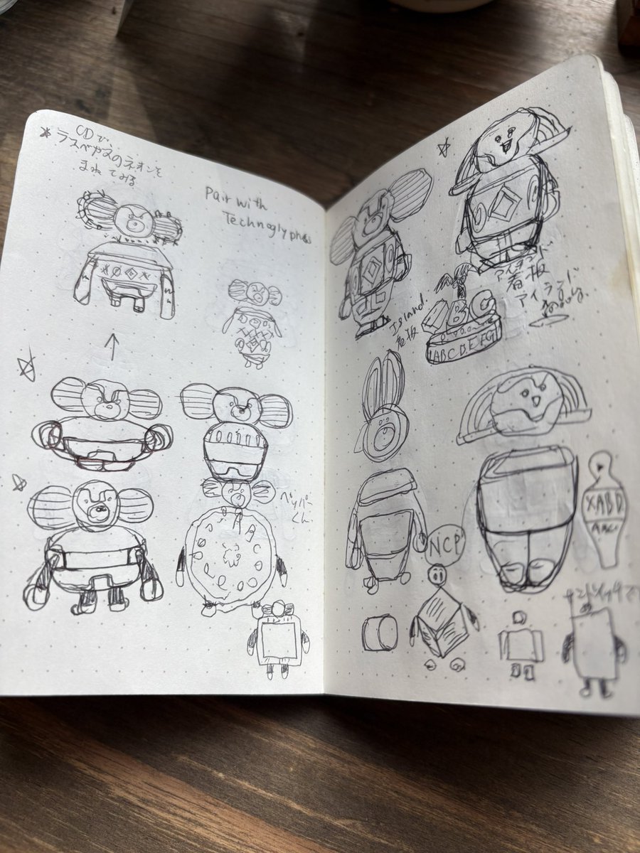 【BTS】 continue of the background story on #TechnoSoul. In the ideation phase of, it wasn’t really a humanoid shape.
Eventually, it was separated to Techno Soul and the next coming commercial avatar; Ad Baboon!