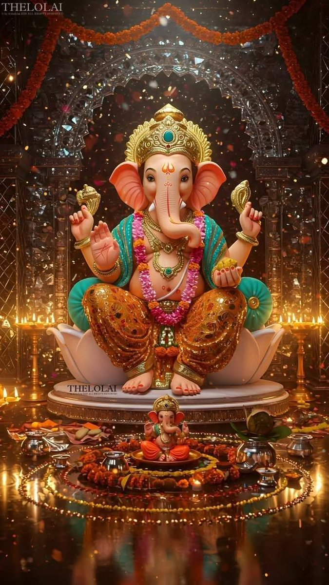 🌸 वक्रतुंड महाकाय सुप्रभात 🌸
सिंदूरी रूप, मस्तक पे तिलक
मोदक प्रिय, कृपा का सिलसिला
जहाँ विराजें विघ्नहर्ता गजानन
सफल हो हर कार्य, मिटे हर बाधा
🌸🙏🏻 वक्रतुंड महाकाय सूर्यकोटि समप्रभ 🙏🏻🌸

#GaneshJi #सुप्रभात #विघ्नहर्ता #GanpatiBappaMorya #BhaktiVibes 🌅🌸✨💫🕉️🌺