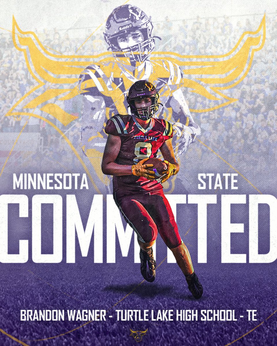 Bwagner_35's tweet image. 110% Committed! I’m blessed and excited to announce my commitment to Minnesota State University Mankato, to continue both my academic and athletic career! Thank you to everyone who has supported me through my journey. Roll Mavs! 🤘💜💛
@CoachHenning75 @HoffnerTodd @MJ_NFLDraft