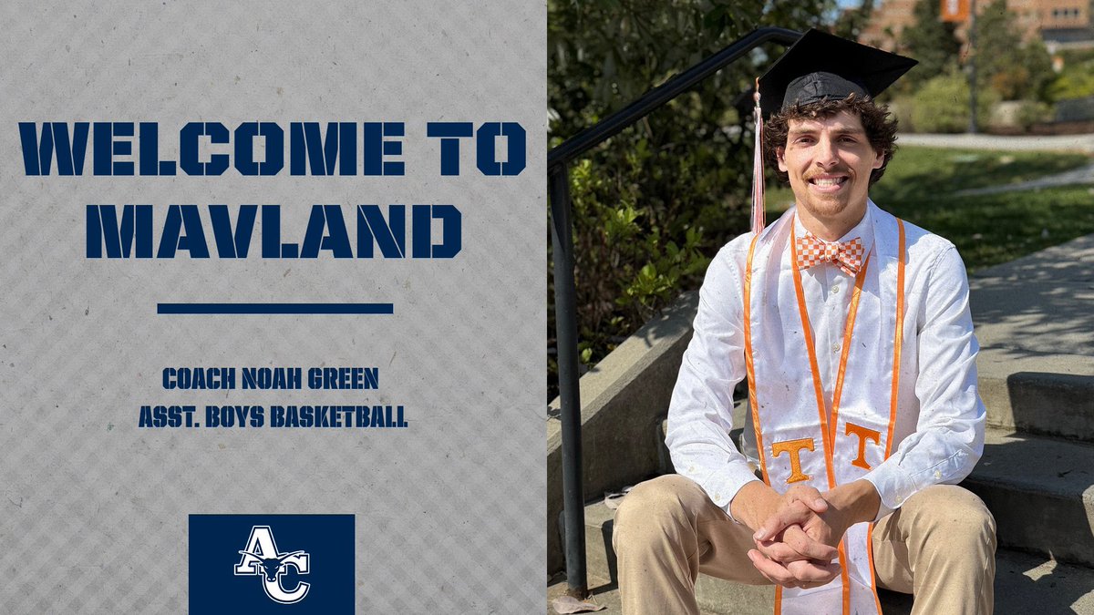 Anderson County Basketball (@acmavsbball) on Twitter photo We’re excited to welcome back <a href="/CoachNGreen4/">Noah Green</a> to our basketball staff for the 2025-26 season.
Coach Green is a Mav for Life & hungry to begin his coaching journey after graduating from UT this past May.
Join us in welcoming Coach Green back to MavLand!!#GoMavs🤘 #MaverickMindset We’re excited to welcome back <a href="/CoachNGreen4/">Noah Green</a> to our basketball staff for the 2025-26 season.
Coach Green is a Mav for Life & hungry to begin his coaching journey after graduating from UT this past May.
Join us in welcoming Coach Green back to MavLand!!#GoMavs🤘 #MaverickMindset