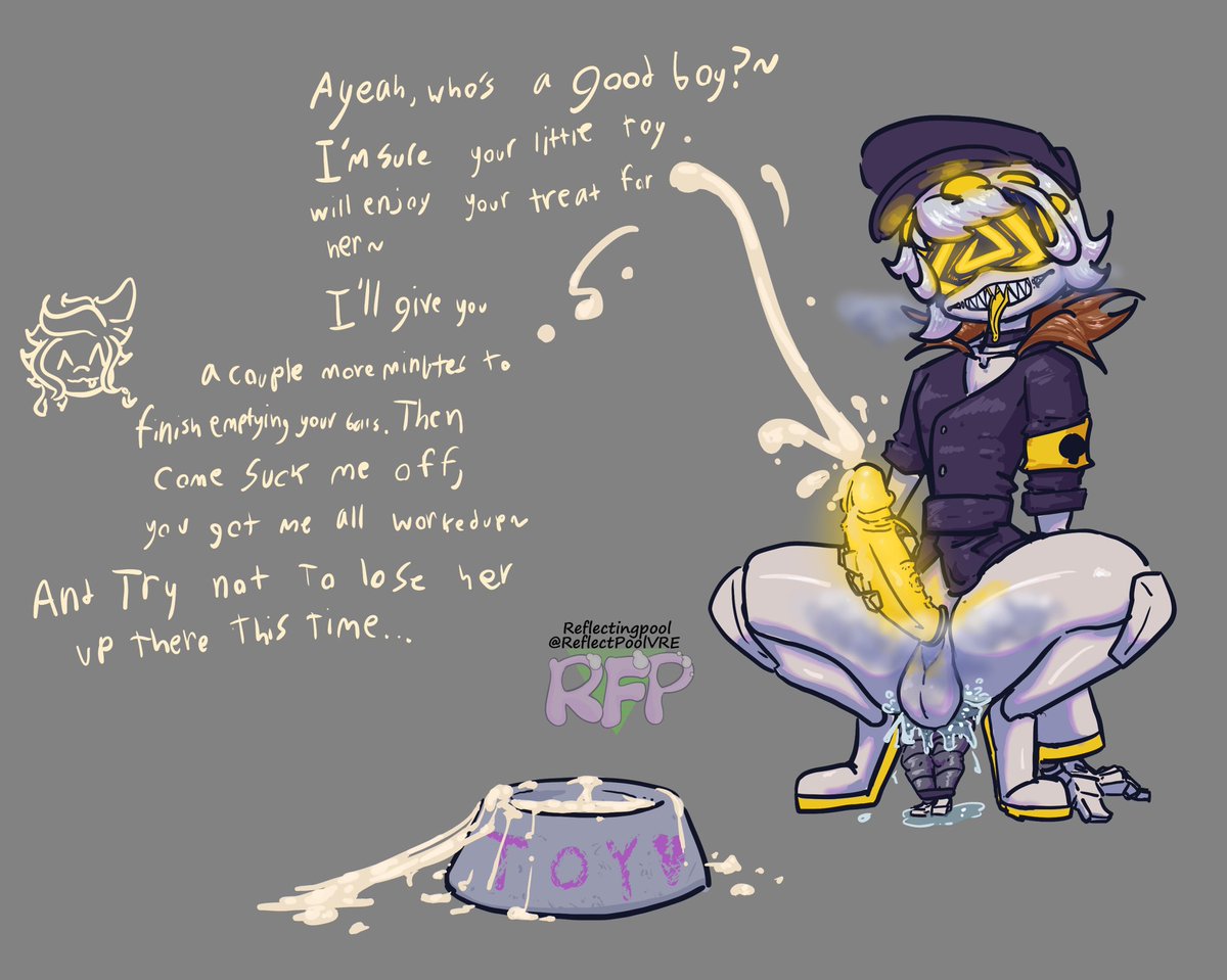 ReflectPoolVRE's tweet image. N&apos;s getting used to his new life, but he&apos;s loving it so far. Uzi not so much, not like anybody cares what a little ass toy thinks. I have a feeling things are gonna be like this for a long time.
#murderdronesnsfw