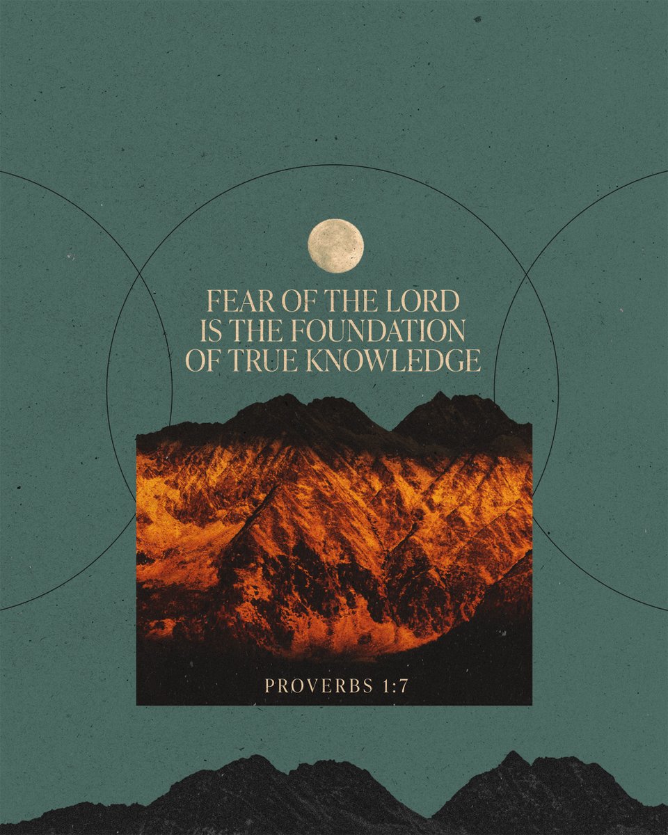 Fear of the Lord is the foundation because everything of value comes from Him. When we fear God, we treat things as they were meant to be treated.