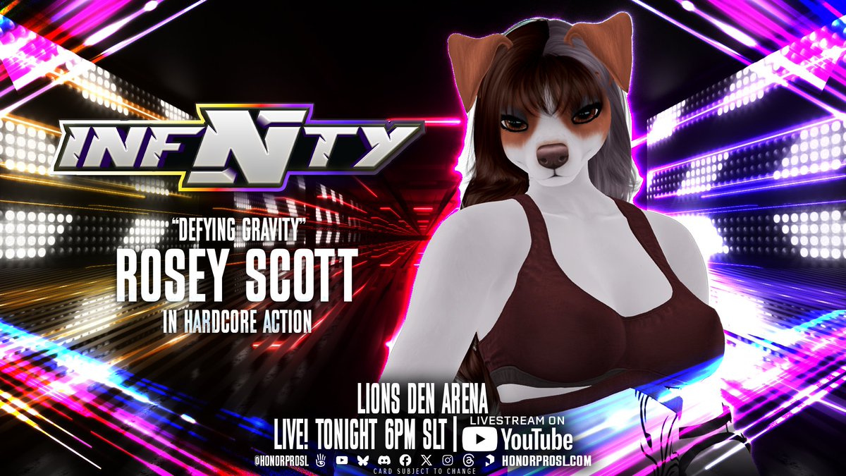 Infinity starts now! Streaming now on multiple sources! 

Stream: youtube.com/channel/UCyRgB… 
Kick: kick.com/serelliacitysl 
Facebook: facebook.com/HonorProSL/liv… 
Picarto: picarto.tv/SerelliaCity 

SLURL: maps.secondlife.com/secondlife/Ser…