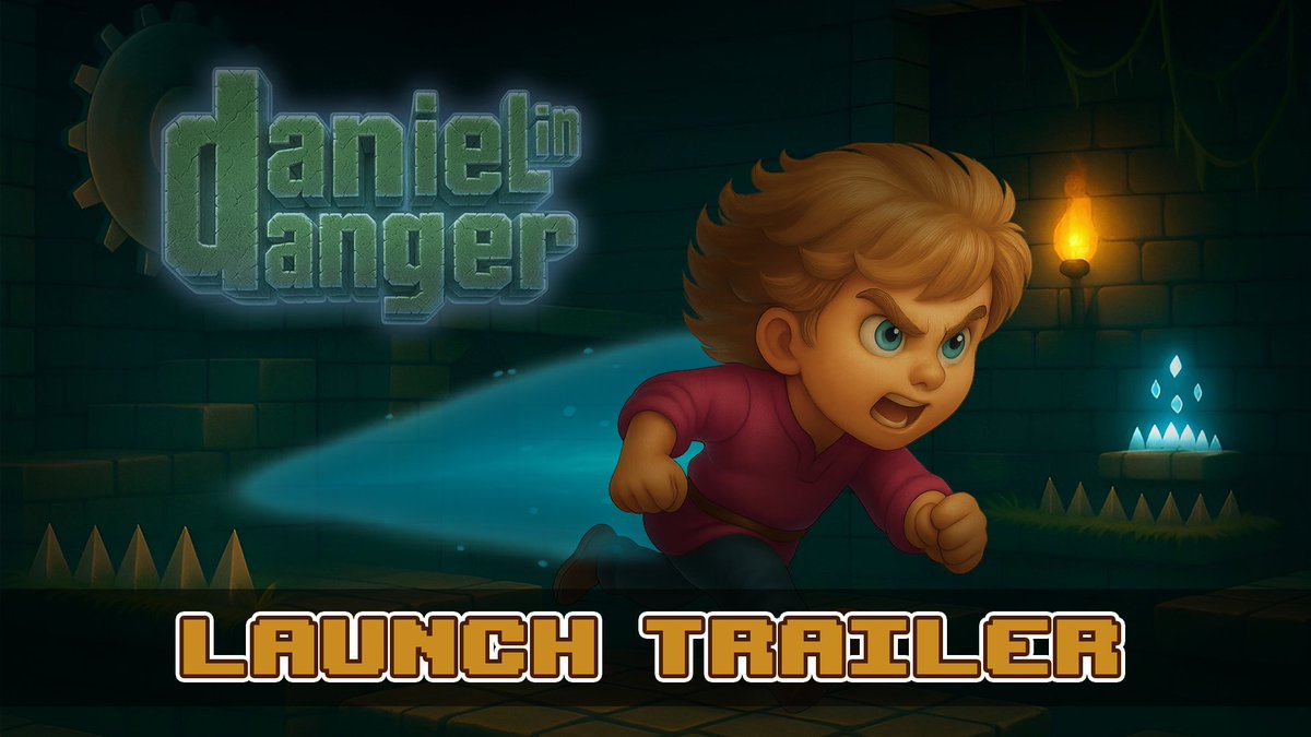 Daniel in Danger Launch Trailer!
#easygamescore #XboxGame #WindowsGame #3xstack #PlatformerGame 
youtube.com/watch?v=Z78GRH…