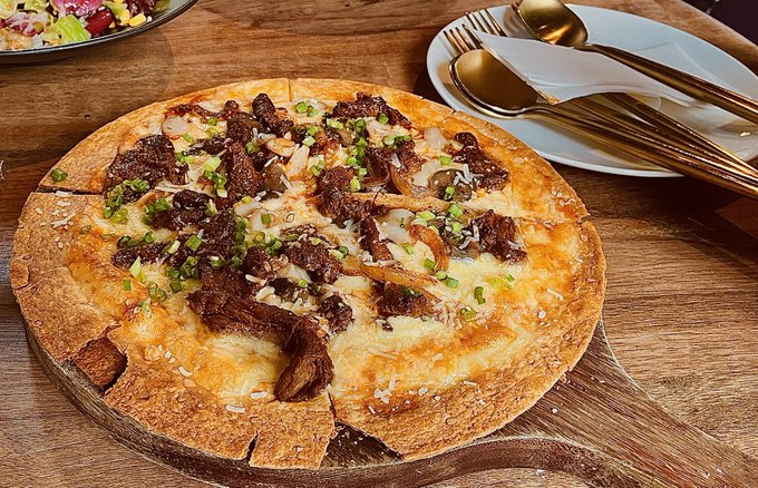 朝ごはん🍕🥗🍹 