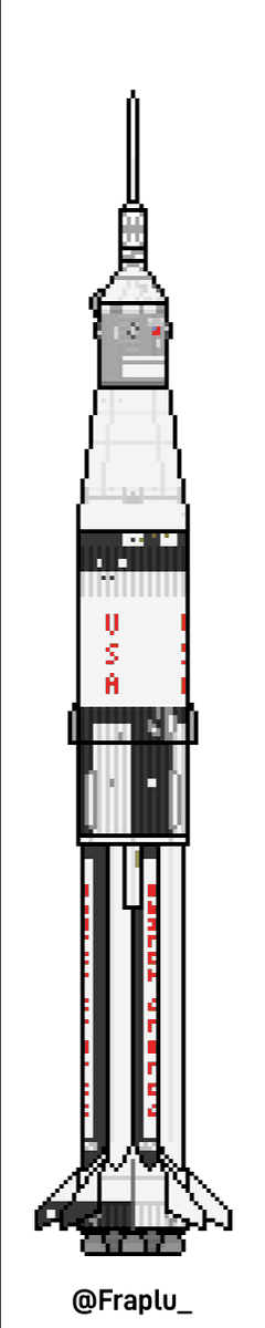 Fraplu_'s tweet image. Made the Saturn IB also.