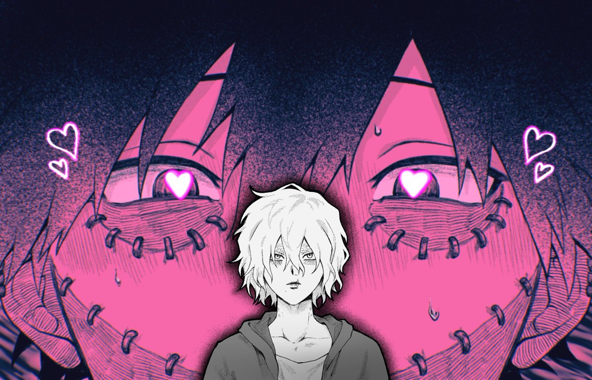 # 引用rtした人の絵を自分の絵柄でリメイクする

嫌なことからは逃げていいって言ってくれたから色塗りから逃げた😆😆