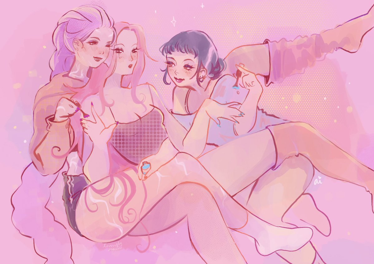 lovinglydrawn's tweet image. couch time 💟 #polytrix #kpdh