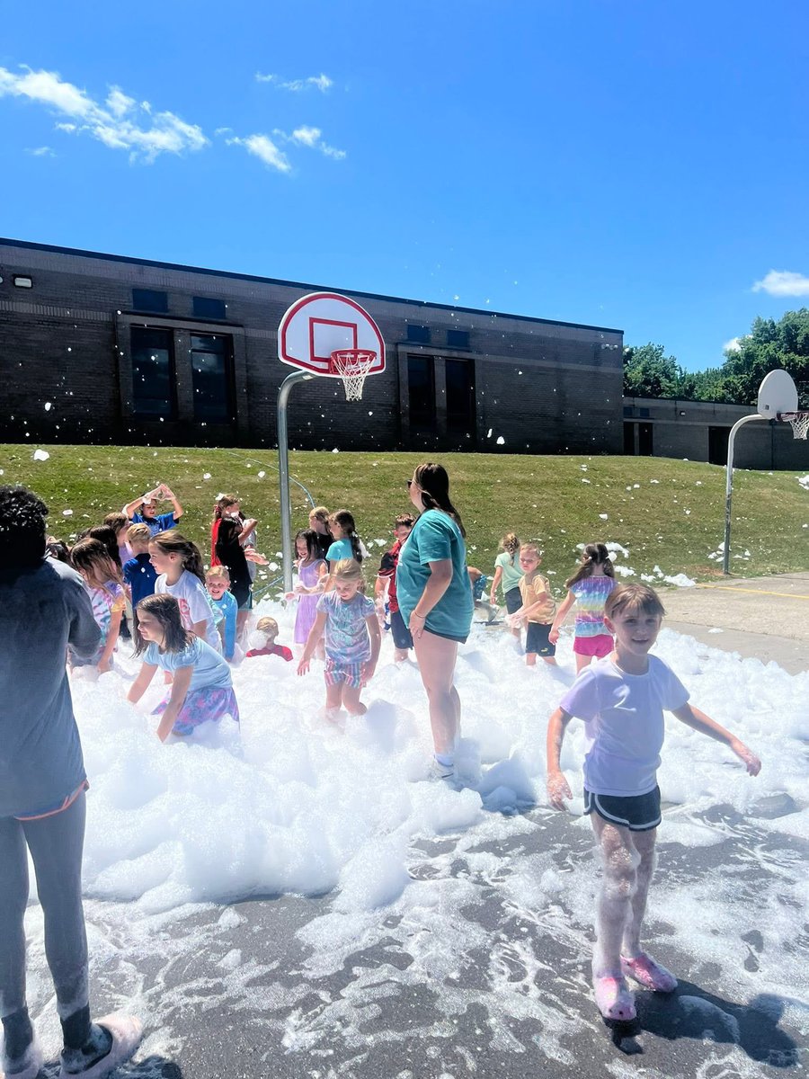 Camp foam party! So much fun!