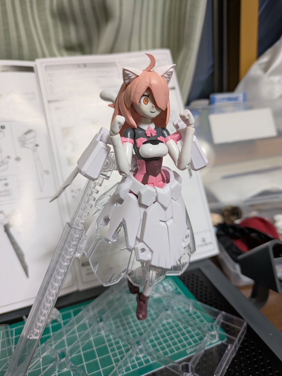 Chabo8181's tweet image. #戦場のフーガ より
ハンナ・フォンダンを作りました！
初めてパテを使って制作しましたが
形に出来て感慨深いです(   ¯꒳¯ )
服もいつか作りたいなぁ・・・