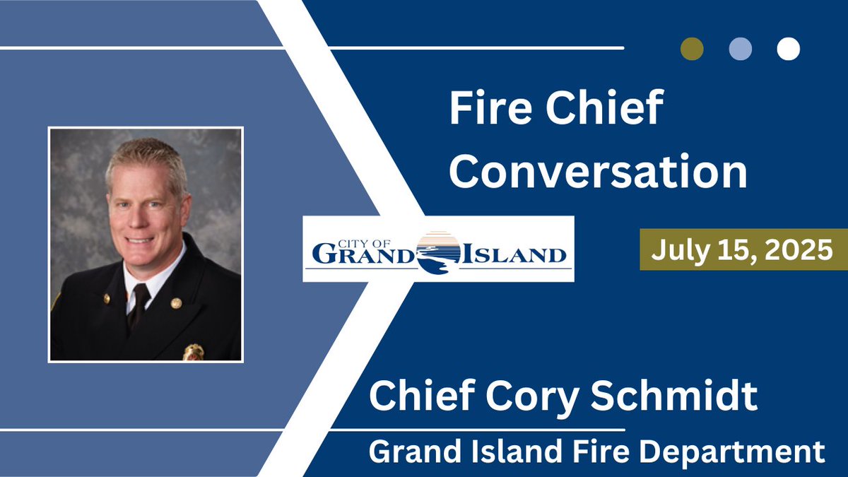CityofGI's tweet image. Budget season is here, and tonight, we held a study session that primarily focused around the proposed FY2026 budget for @GIFireDept.
Fire Chief Cory Schmidt details his department's proposals and why they are necessary within the next year: youtu.be/3oXEMLZO6D8