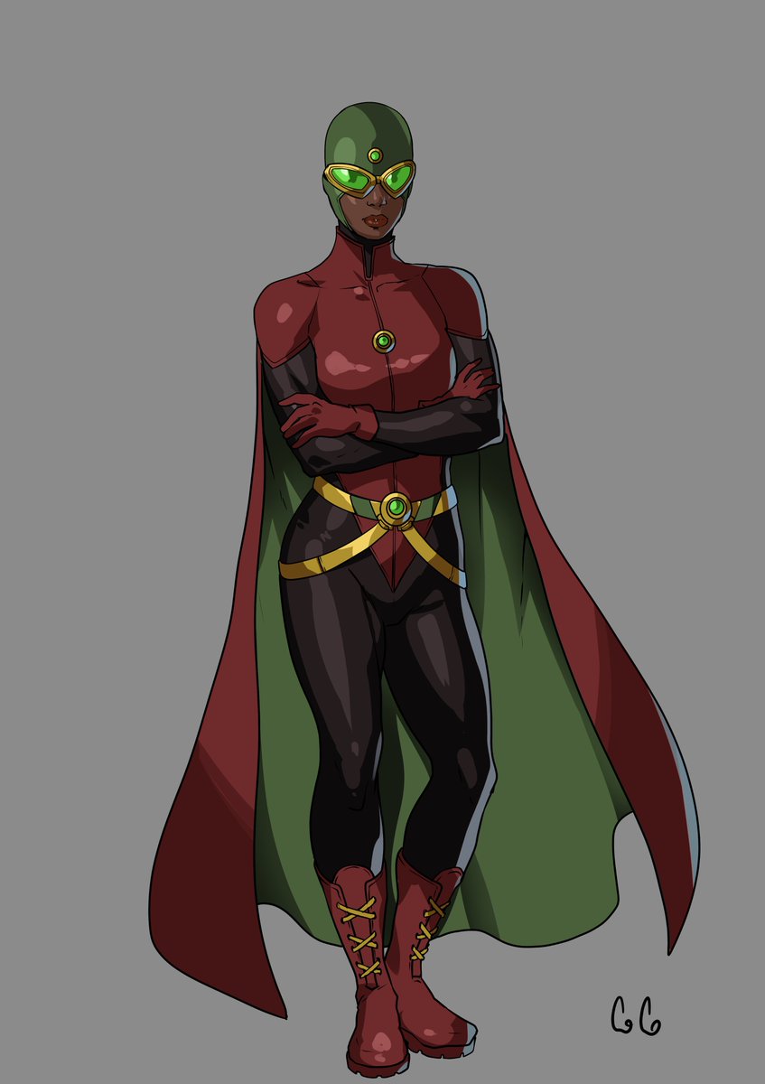 StellarAvenger's tweet image. Doctor Midnight Beth Chapel doodle
