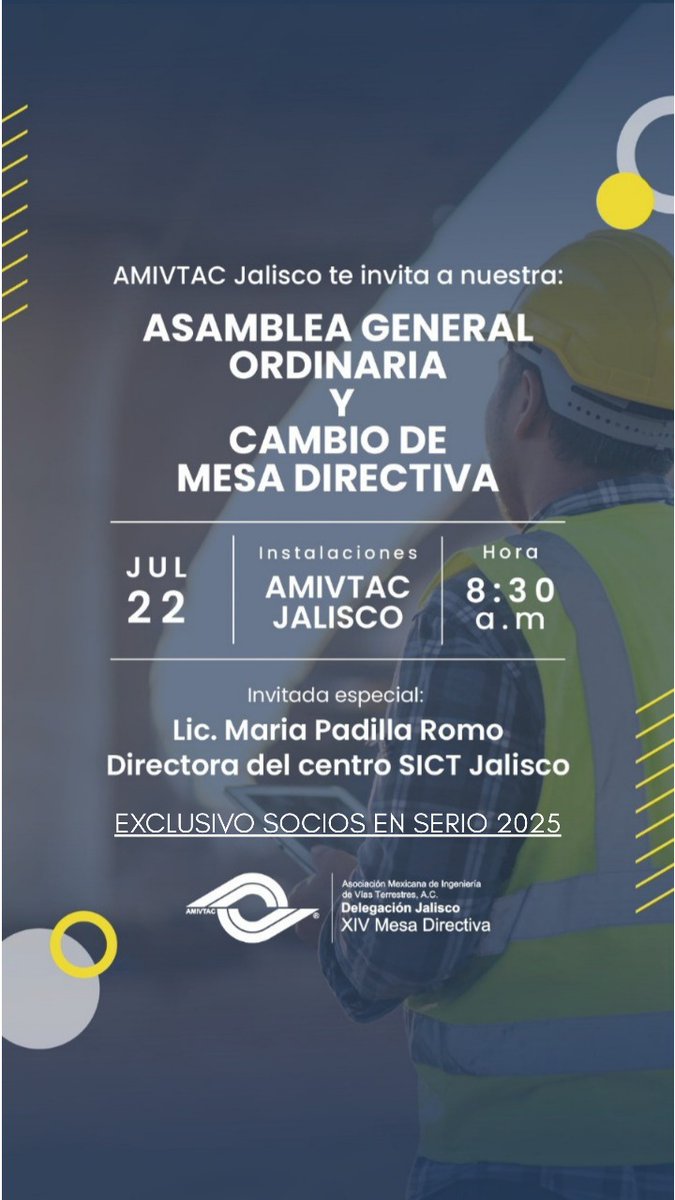 Acompáñanos en nuestra próxima asamblea general ordinaria!
Registro en: forms.gle/9LauSYhBq8QLbn…