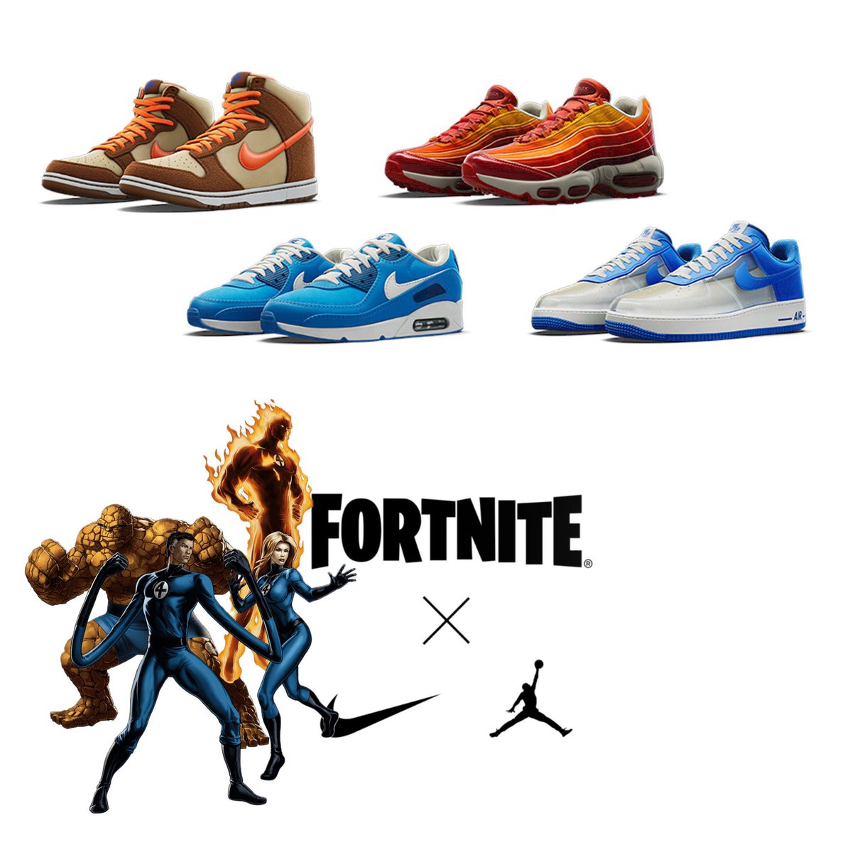 tstylezswoosh's tweet image. (COMING SOON) - NEW #KICKS "Elements" Bundle AKA "Fantastic Four" Pack on @Fortnite | @dotSWOOSH
Credit : @iFireMonkey