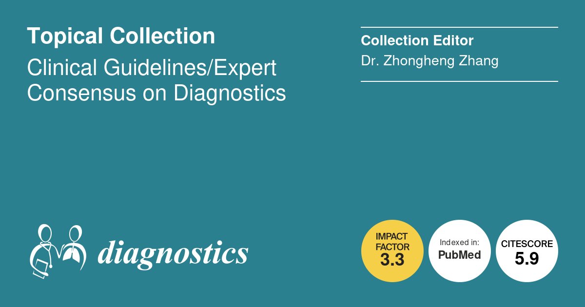 📚This Topical Collection focuses on the pivotal area of diagnostic practices in medicine and compiles the latest clinical guidelines and expert consensuses. #diagnostic #medicine

🔍Find out more and submit here: mdpi.com/journal/diagno…