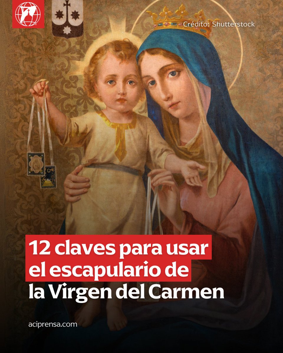 "La devoción del escapulario del Carmen ha hecho descender sobre el mundo una copiosa lluvia de gracias espirituales y temporales”, decía el venerable Papa Pío XII. Aquí presentamos 12 claves que debe conocer quien porta este objeto religioso.

1. No es un amuleto
No es un