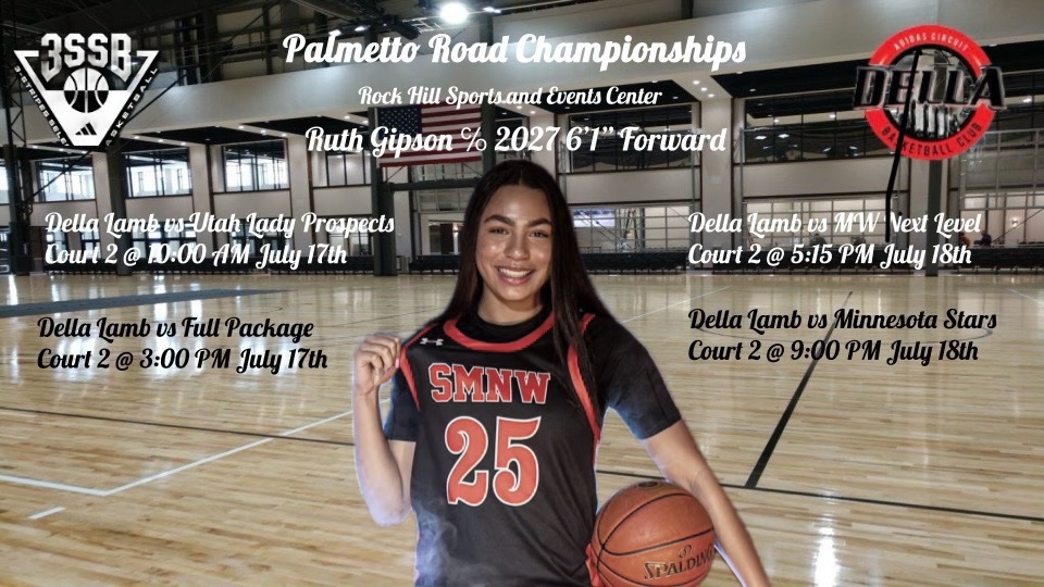 Ruth Gipson (@ruthgipson25) on Twitter photo Here is our <a href="/16U3SSBDELLA/">Della 16U 3SSB</a> schedule for the <a href="/3SSBGCircuit/">3Stripes Select Basketball Girls Circuit</a> Finals in SC!! Bracket play is TBD. Thank you to all of the college coaches that come check us out! #25
<a href="/NWCoachStew/">Tyler Stewart</a> <a href="/awendte10/">Andy Wendte</a> Here is our <a href="/16U3SSBDELLA/">Della 16U 3SSB</a> schedule for the <a href="/3SSBGCircuit/">3Stripes Select Basketball Girls Circuit</a> Finals in SC!! Bracket play is TBD. Thank you to all of the college coaches that come check us out! #25
<a href="/NWCoachStew/">Tyler Stewart</a> <a href="/awendte10/">Andy Wendte</a>