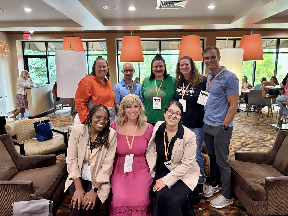 Your Ritenour NEA executive team was hard at work leading and learning at the Missouri NEA Summer Leadership.  
#MNEA