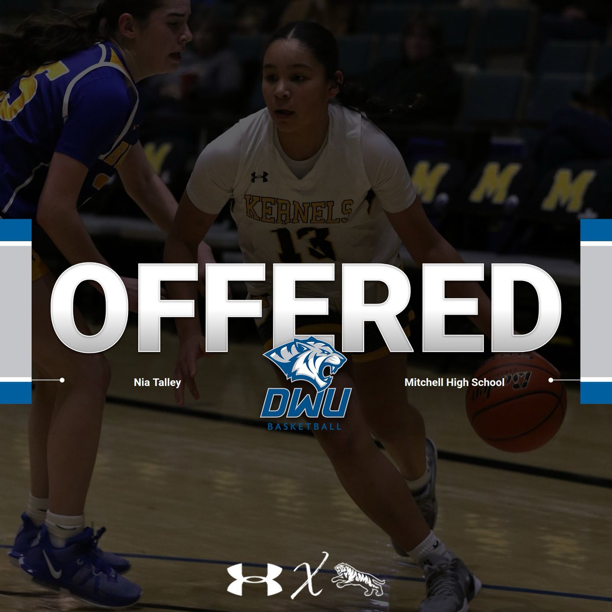 Nia Talley (@nia_talley1) on Twitter photo After a great conversation with <a href="/CoachC_DWU/">Jason Christensen</a> and <a href="/cbeck022/">Cbeck022</a>, I am blessed to have received an offer from Dakota Wesleyan University <a href="/DWUWBB/">𝐃𝐚𝐤𝐨𝐭𝐚 𝐖𝐞𝐬𝐥𝐞𝐲𝐚𝐧 𝐖𝐁𝐁</a>! Thankful for this opportunity!
<a href="/KernelsGBB/">Kernels GBB</a> <a href="/sanfordhoops_sf/">Sanford Sports Academy - Basketball SF</a> After a great conversation with <a href="/CoachC_DWU/">Jason Christensen</a> and <a href="/cbeck022/">Cbeck022</a>, I am blessed to have received an offer from Dakota Wesleyan University <a href="/DWUWBB/">𝐃𝐚𝐤𝐨𝐭𝐚 𝐖𝐞𝐬𝐥𝐞𝐲𝐚𝐧 𝐖𝐁𝐁</a>! Thankful for this opportunity!
<a href="/KernelsGBB/">Kernels GBB</a> <a href="/sanfordhoops_sf/">Sanford Sports Academy - Basketball SF</a>