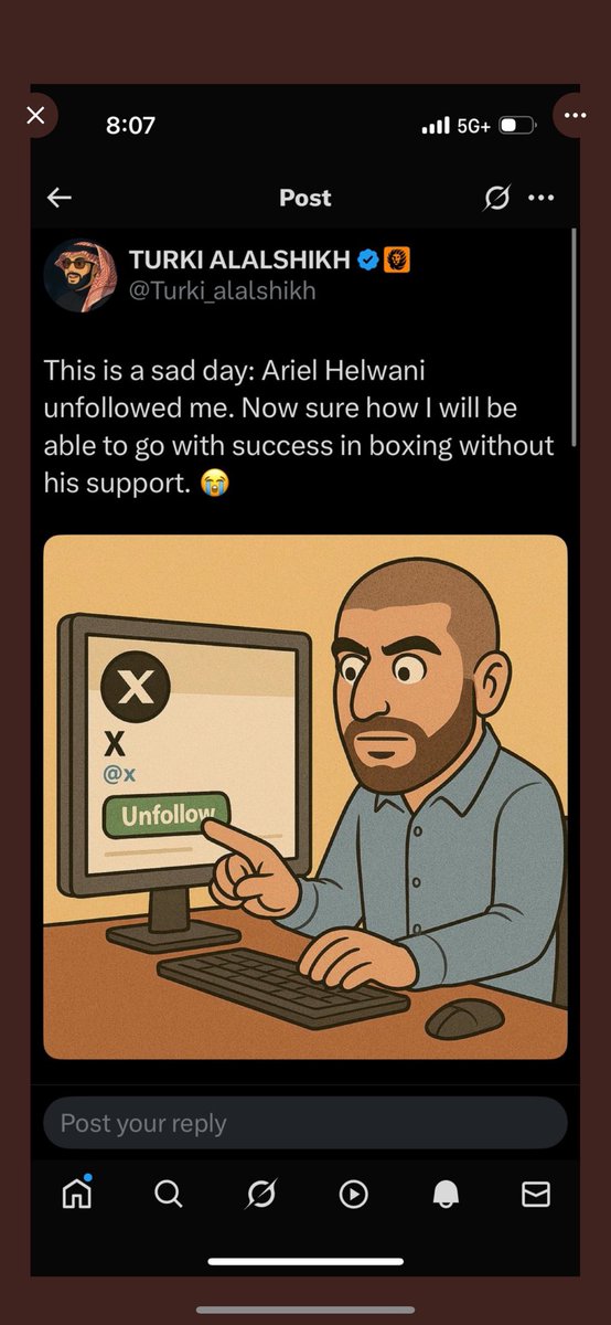 So what is this about re <a href="/Turki_alalshikh/">TURKI ALALSHIKH</a> and <a href="/arielhelwani/">Ariel Helwani</a>?