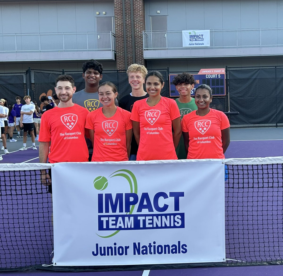 RCCjuniortennis's tweet image. RCC representing @USTAOhioValley and @USTAMidwest competing @usta Impact Team Tennis Nationals @ClemsonWTennis with Coach Connor, Bella, Arya, Sheryl, Sujay, Austin and Noah