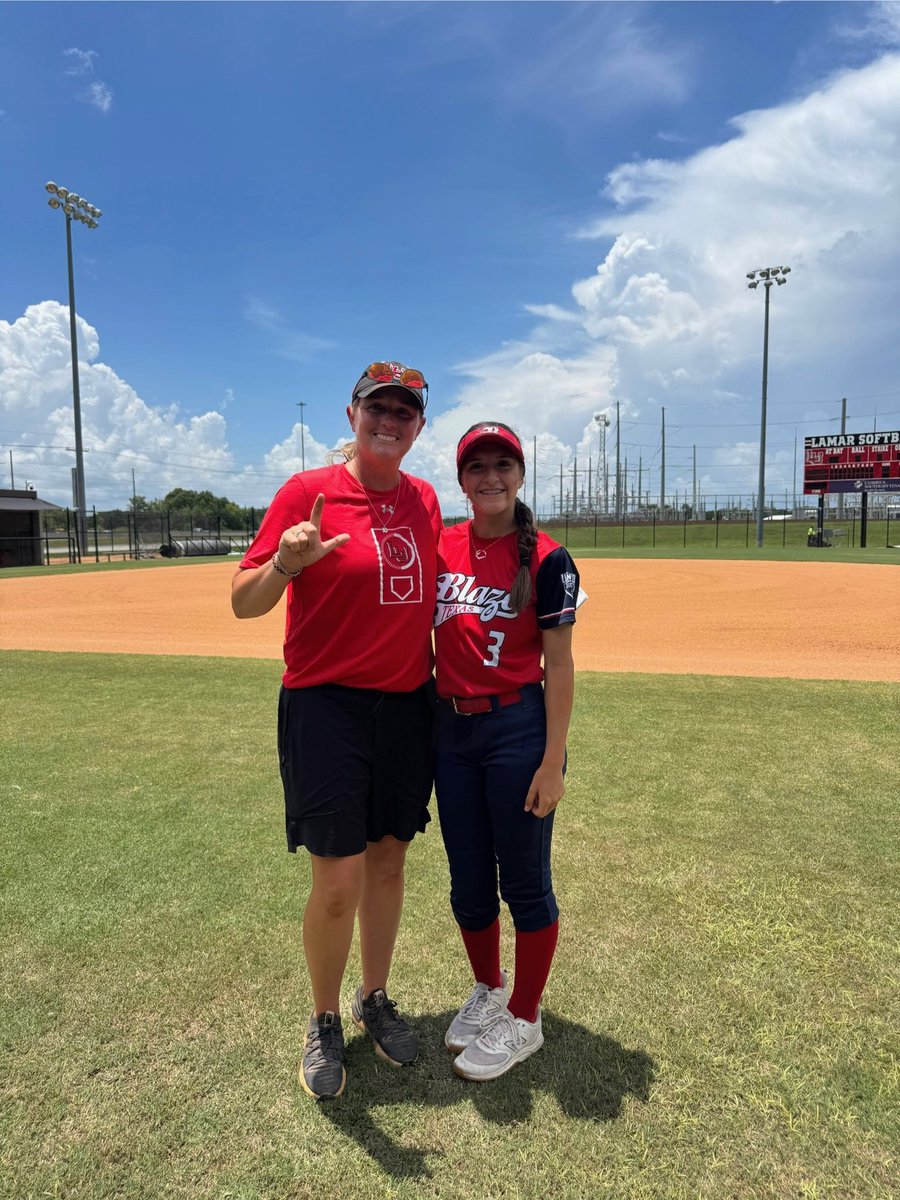 Dani Garza (@danigarza33) on Twitter photo Thank you <a href="/AmyHooks10/">Amy Hooks</a> and <a href="/LamarSoftball/">Lamar Softball</a> for hosting an awesome camp! Really appreciated the chance to get on the field and meet the staff and players. Grateful for the experience!
<a href="/BlazeUnited16u_/">Blaze United 16u</a> <a href="/BlazeFastpitch/">Texas Blaze</a> <a href="/C_robertson10/">Cory Robertson</a> <a href="/presbell17/">presley bell</a> <a href="/CoachMcKenneyLU/">Tara McKenney</a> Thank you <a href="/AmyHooks10/">Amy Hooks</a> and <a href="/LamarSoftball/">Lamar Softball</a> for hosting an awesome camp! Really appreciated the chance to get on the field and meet the staff and players. Grateful for the experience!
<a href="/BlazeUnited16u_/">Blaze United 16u</a> <a href="/BlazeFastpitch/">Texas Blaze</a> <a href="/C_robertson10/">Cory Robertson</a> <a href="/presbell17/">presley bell</a> <a href="/CoachMcKenneyLU/">Tara McKenney</a>