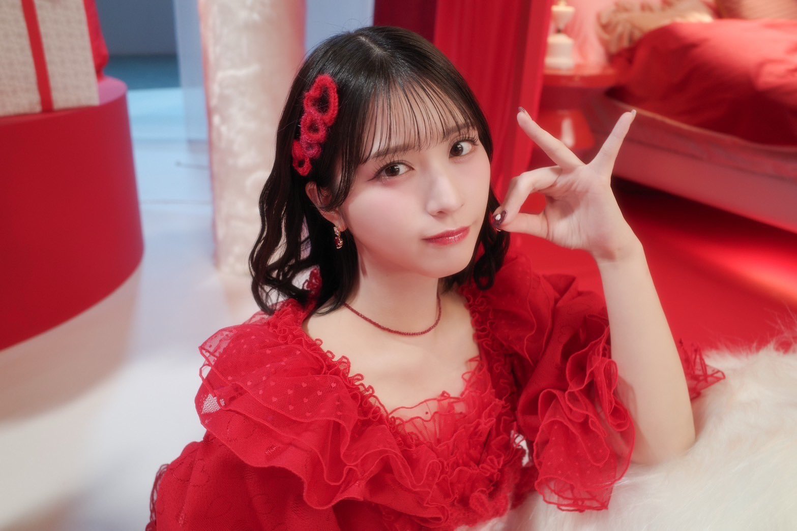 イコラブ　生写真　とくべチュ　未開封　歌唱②　赤衣装　直筆　サイン　佐々木　野口 イコラブ 生写真 とくべチュ 未開封 歌唱② 赤衣装 直筆 サイン