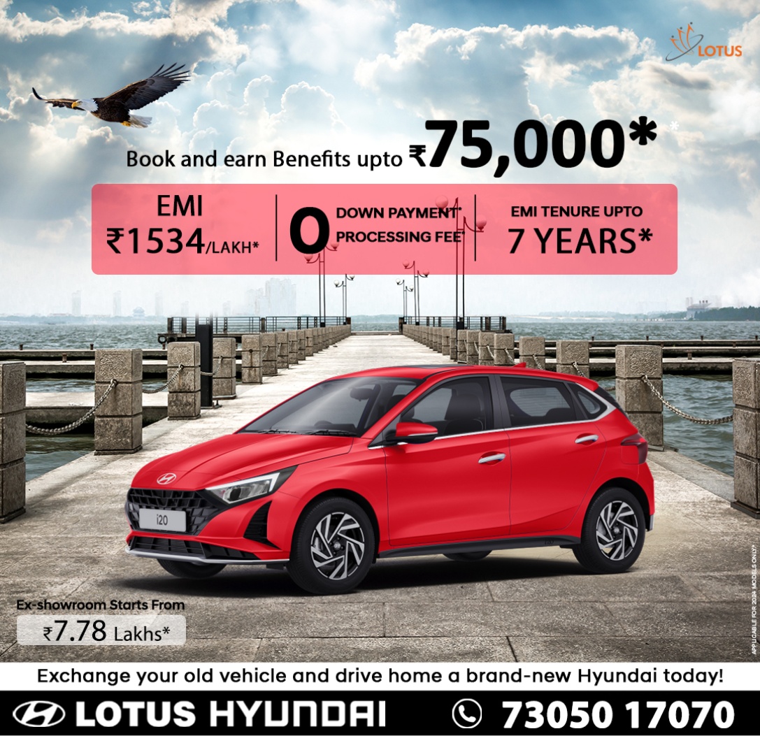 lotushyundai's tweet image. The Hyundai i20 is where style meets performance.
With its bold design, powerful engine, and premium features, every drive feels special.

Drive the i20 – Feel the difference! To Know more 73050 17070
#Hyundaii20 #BornMagnetic #StyleOnWheels #i20Driv #Lotushyundaierode