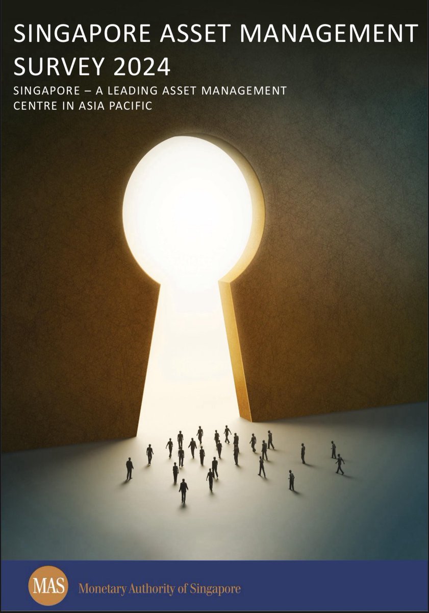 MAS has released the SG Asset Management Survey Report 2024. SG’s AUM grew by 12% to S$6.1 trillion, in tandem with global AUM growth in 2024. AUM growth was contributed by both Traditional &amp; Alternatives (PE, VC, Hedge Fund, Real Estate &amp; REIT). mas.gov.sg/-/media/mas-me…