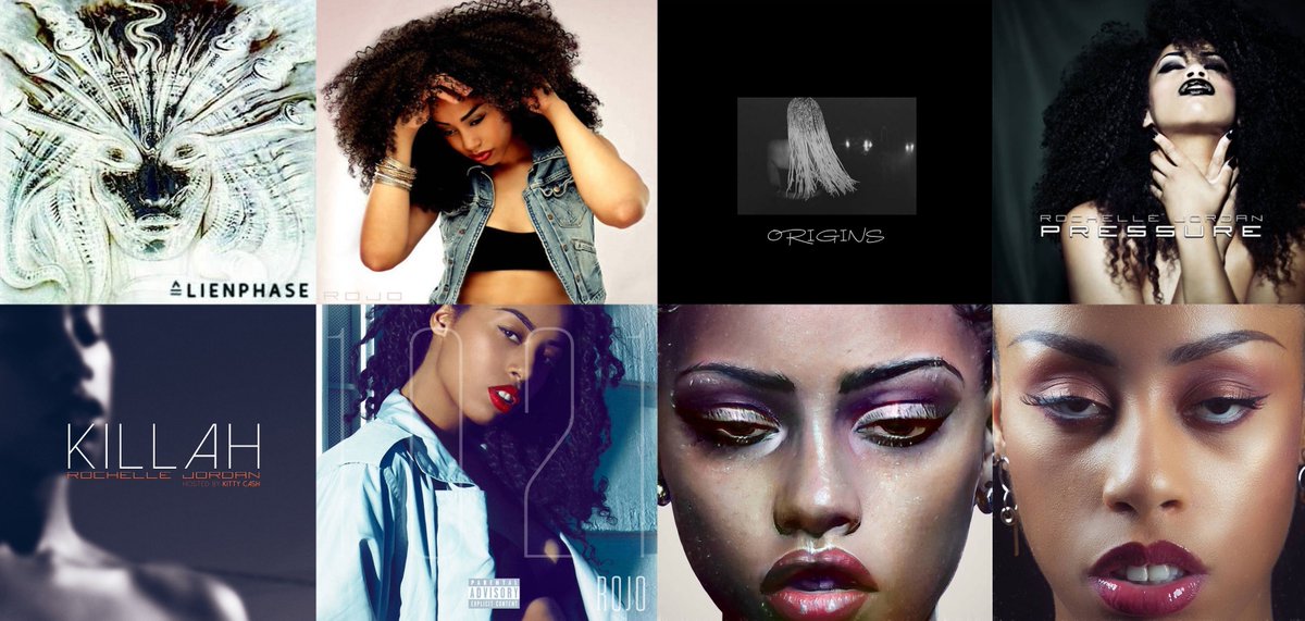 Rochelle Jordan lore: 3 mixtapes. 5 albums. 8 bodies of work that will last forever.. 

All projects executive produced by KLSH.