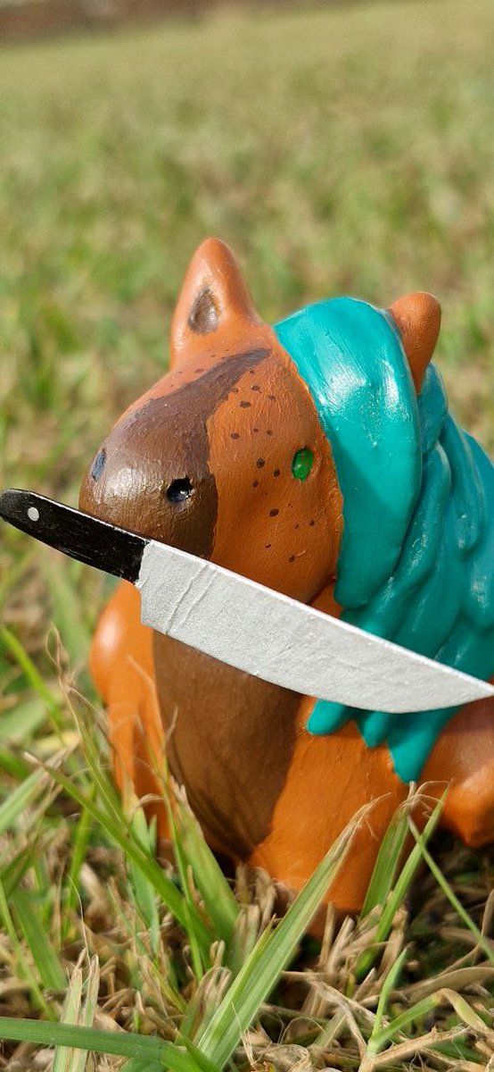 What have you got? 
A KNIFE!
NO!